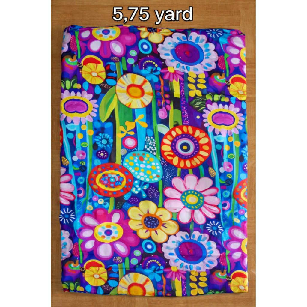 kain rayon roll kecil dan bantalan