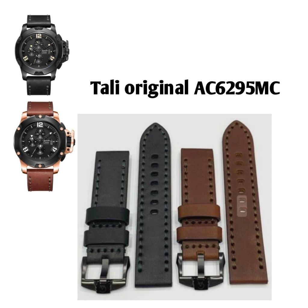 Tali jam Alexandre Christie original 6295MC