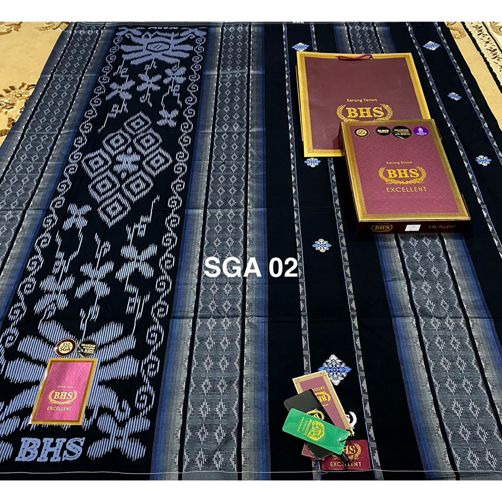 Sarung BHS EXCELLENT Gold motif SKB & JSK Gold