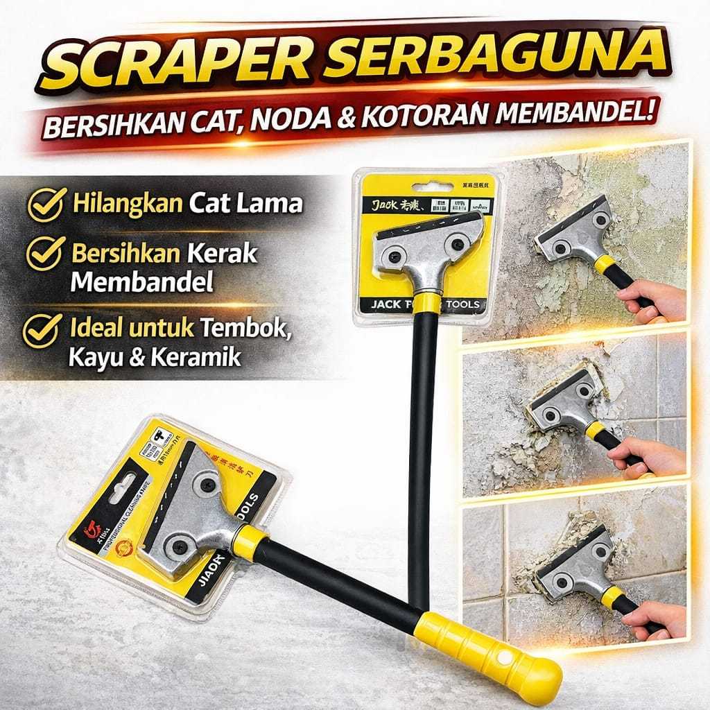 Kape Cat Pisau Dempul Pengerok Cat Panjang / Scraper 600MM