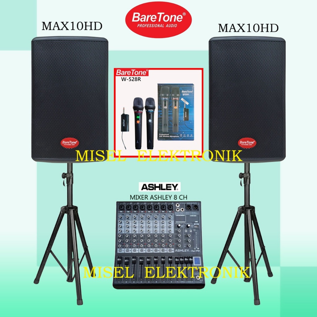 Paket Sound System Speaker aktif 10 inch Yamaha DBR10 Original