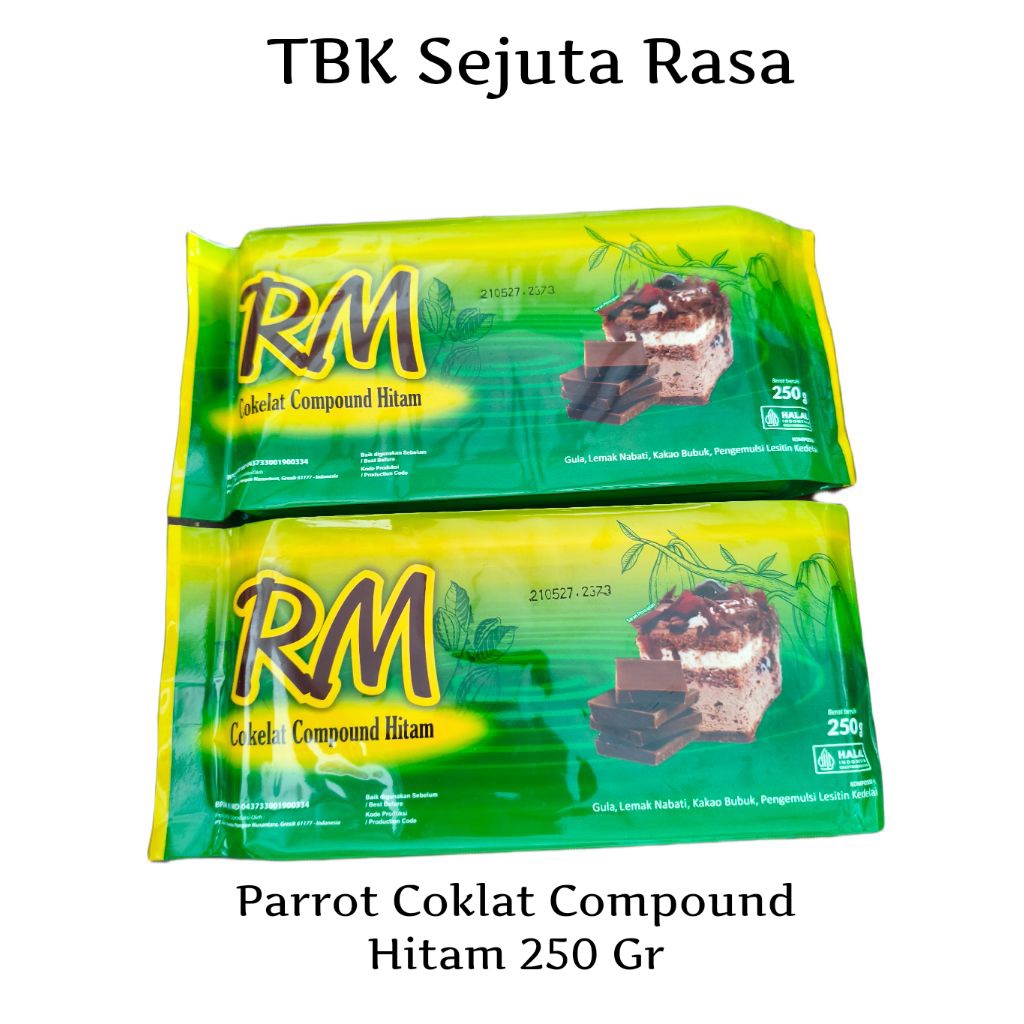 Coklat Batang  Compound Hitam RM Parrot 250 Gr