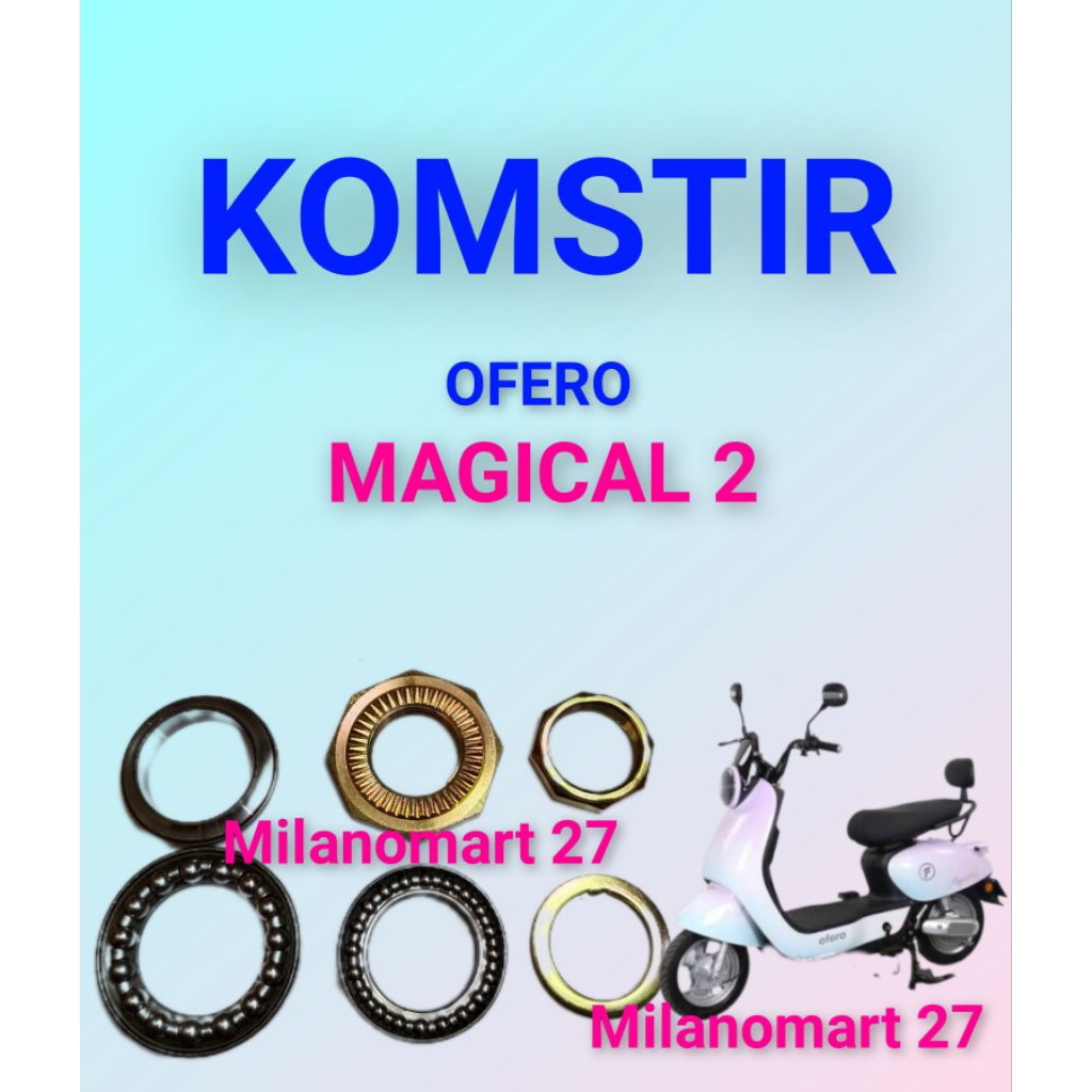 komstir sepeda listrik ofero magical 2 kones headset komfork sepeda listrik ofero magical 2
