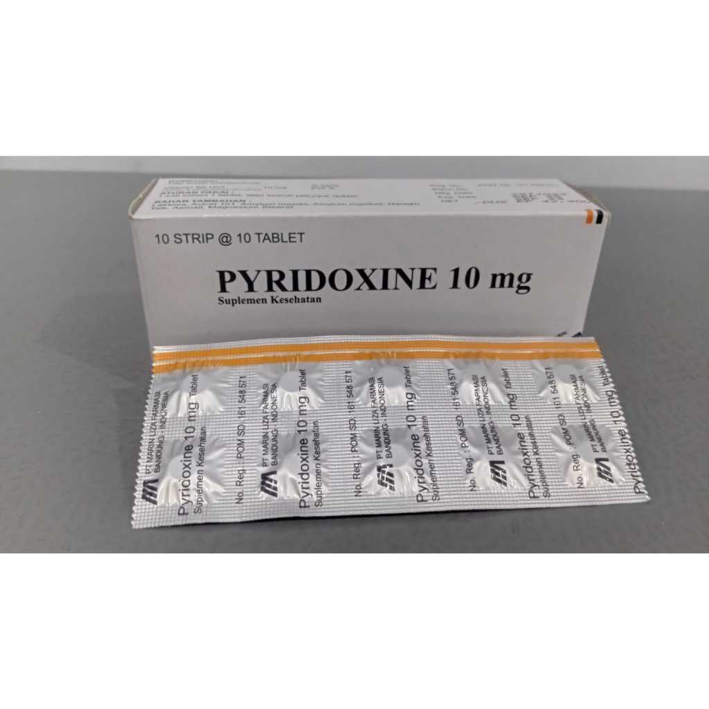 PYRIDOXINE VITAMIN B6 10TABLET X 10STRIP