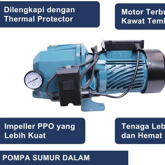 POMPA AIR SANEI JET PUMP KEDALAMAN SEDOT 30 METER Pompa Air Jet Pump Sumur Dalam SAN EI SE 260 JP