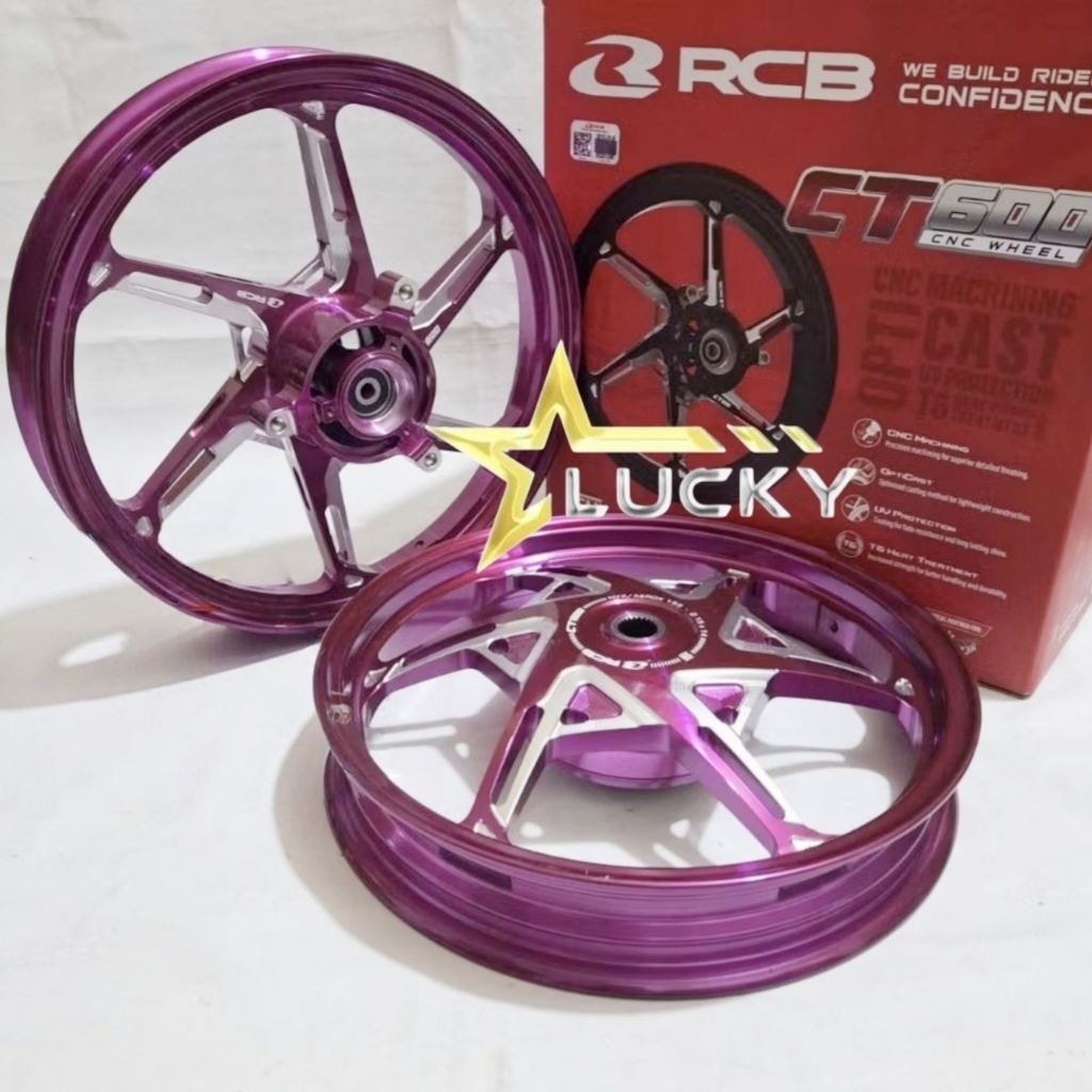 VELG RCB CT600 AEROX OLD/AEROX NEW/VELG PELEK RACING AEROX NEW/AEROX OLD  CT 600 ORIGINAL RCB