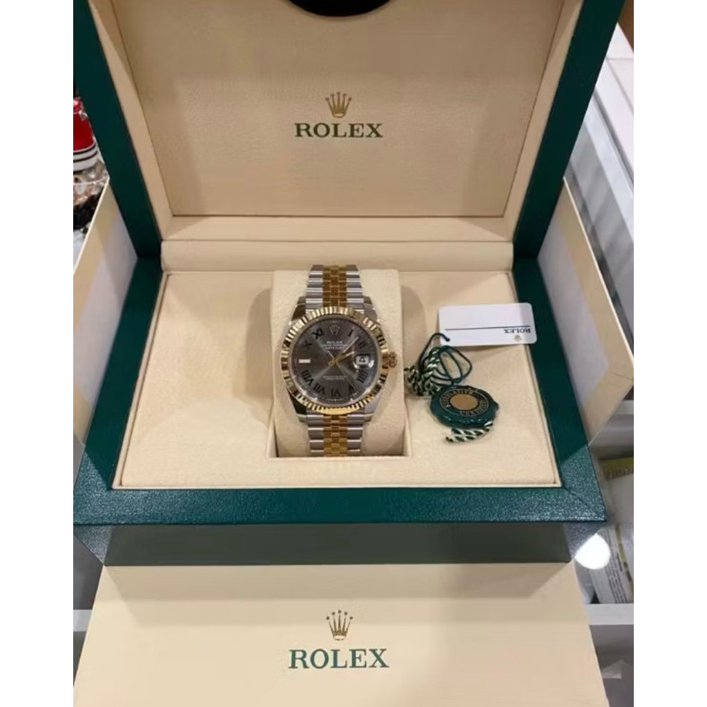 Rolex Datejust 41mm Wimbledon Dial Two-Tone
