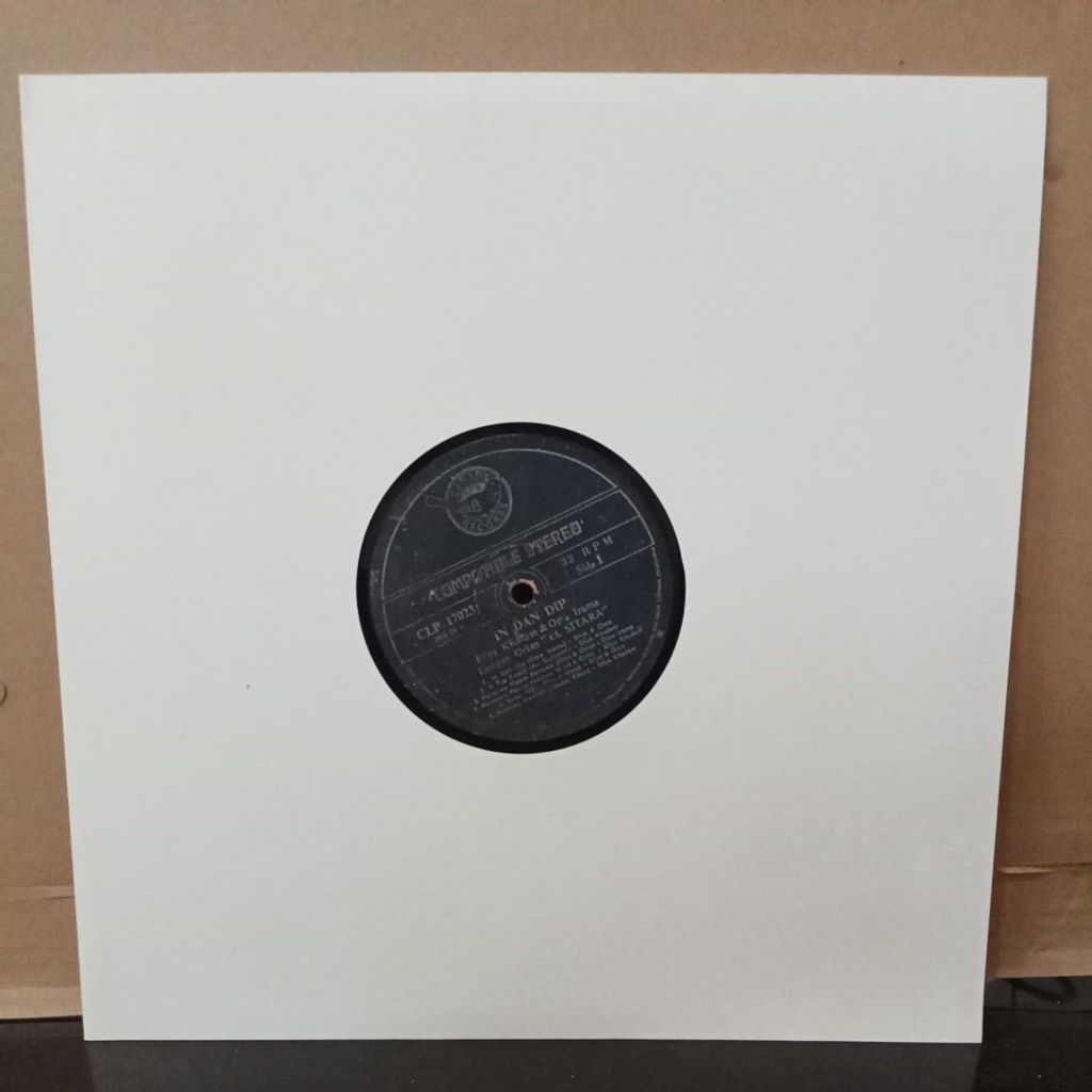 Vinyl Piringan Hitam 12 inch Ellya Khadam & Oma Irama - In Dan Dip