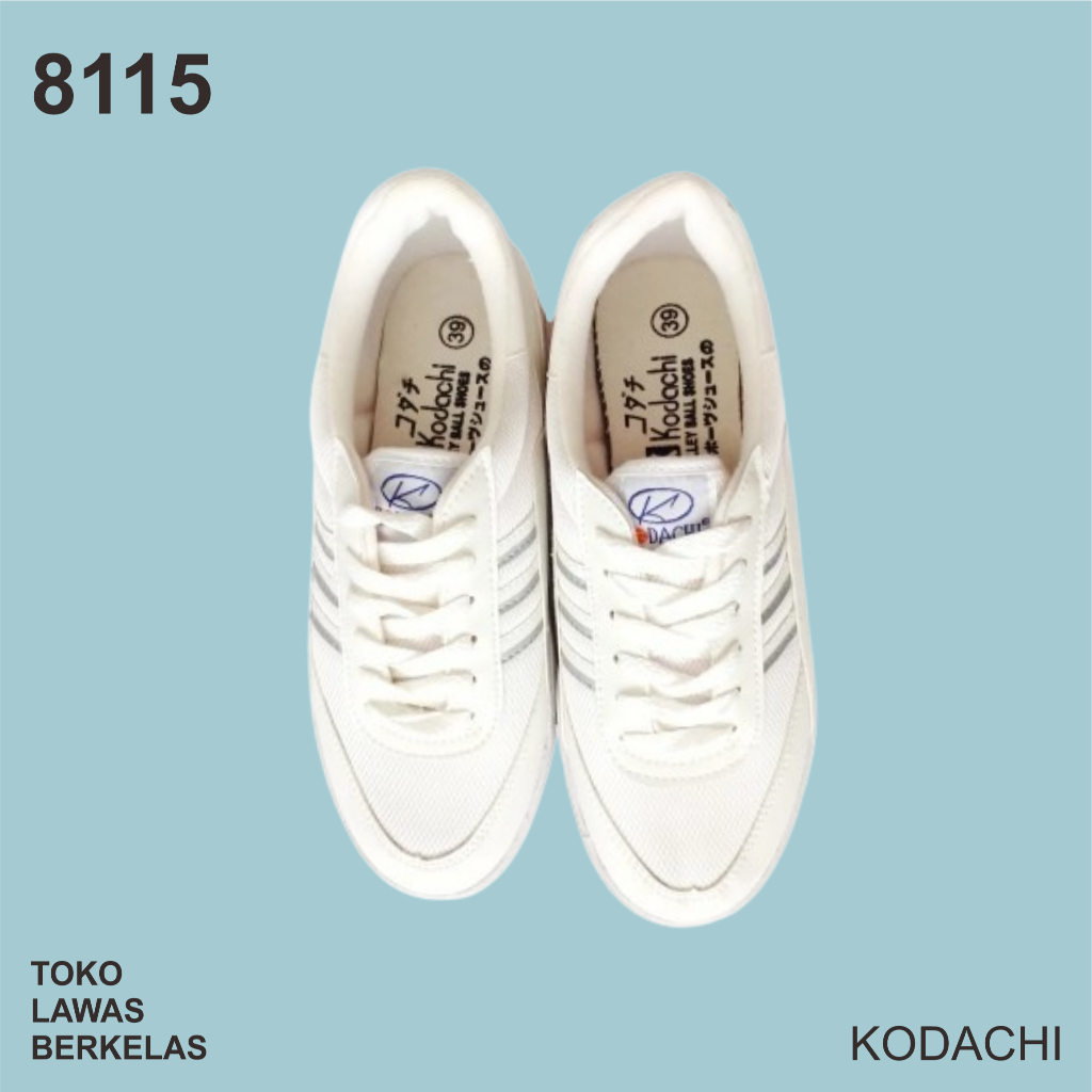 Sepatu kodachi 8115 Full Putih Badminton - Kodachi Shoes 8115 Full White