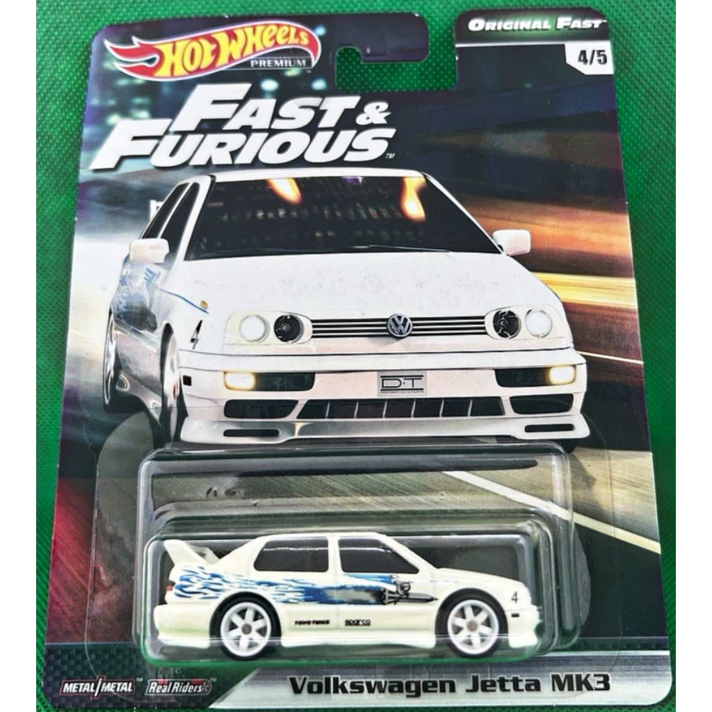 Hot Wheels premium fast and furious Jetta FREE PROTECTOR