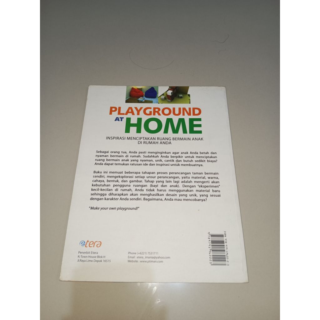 | preloved | Buku "Playground at Home"