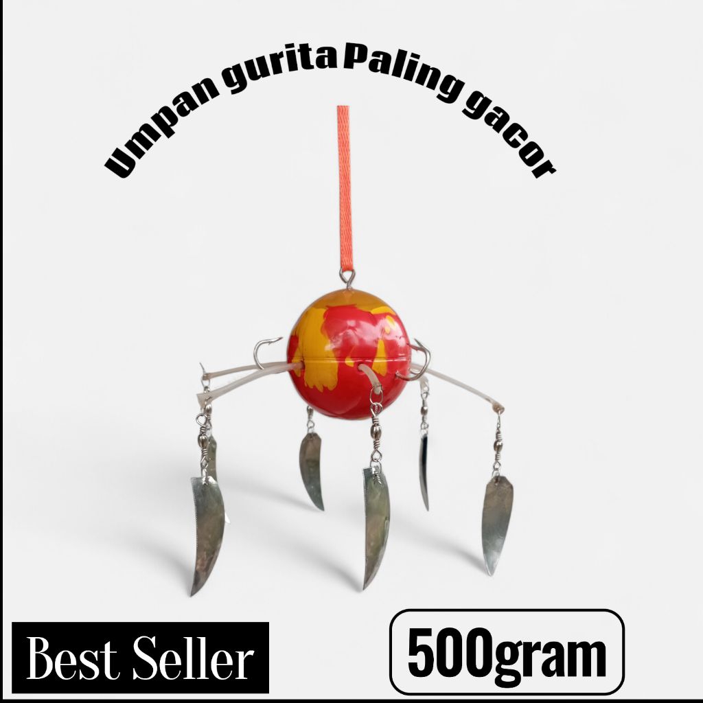 Umpan gurita bola mengkilap 500 gram - umpan gurita paling gacor