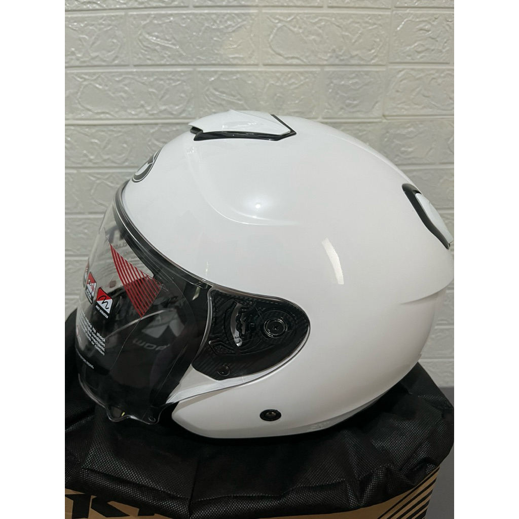 KYT Kyoto putih size M ori 100% ber barcode