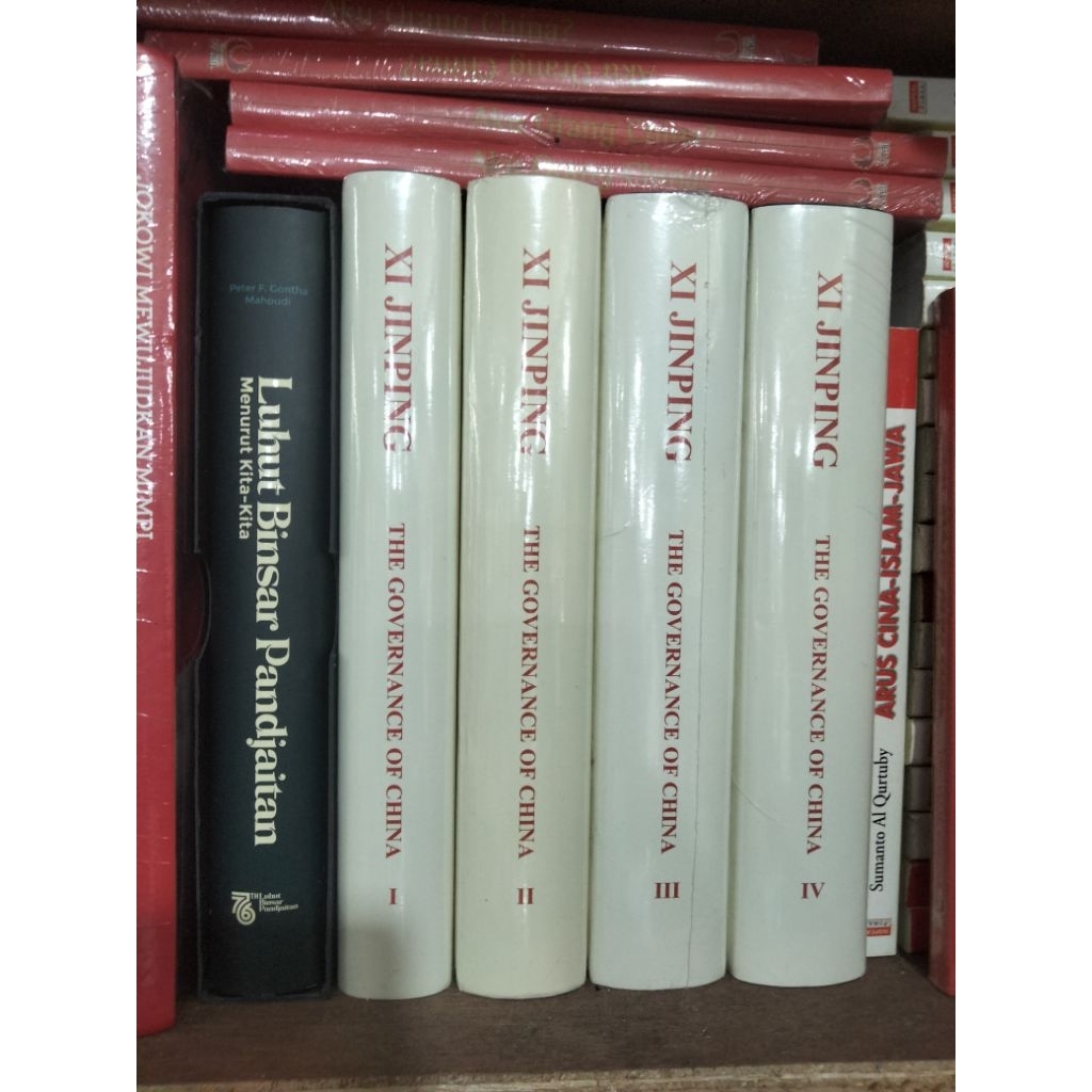 Xi Jinping the governance of china 1-4 bahasa Inggris hardcover