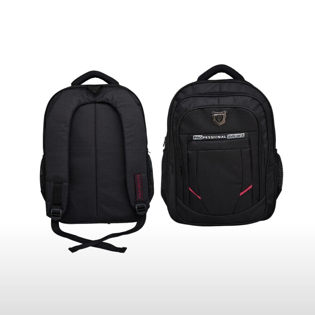 Tas Ransel Pola Galaxy bagpack tas sekolah tas cowok-cewek tas black