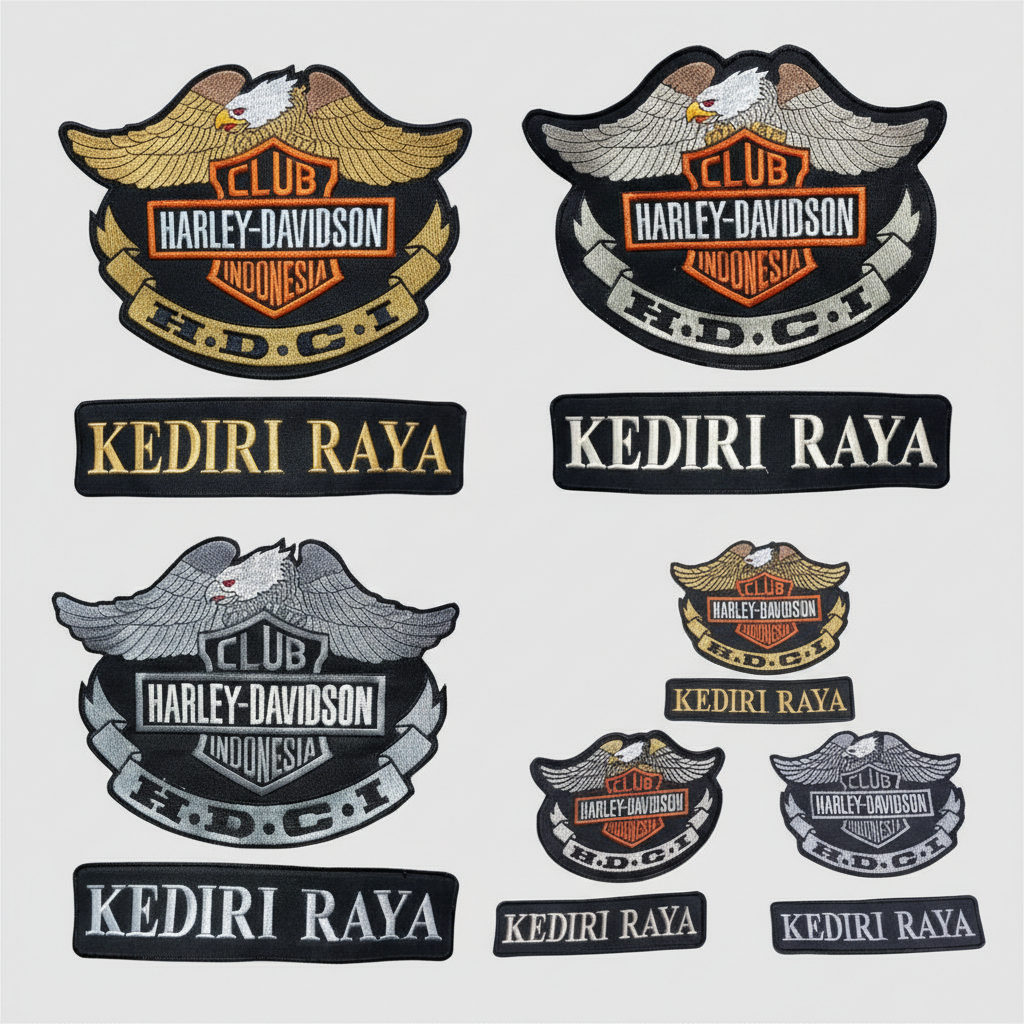 LOGO HDCI KEDIRI RAYA, logo HDCI, harle, BACKPATCH