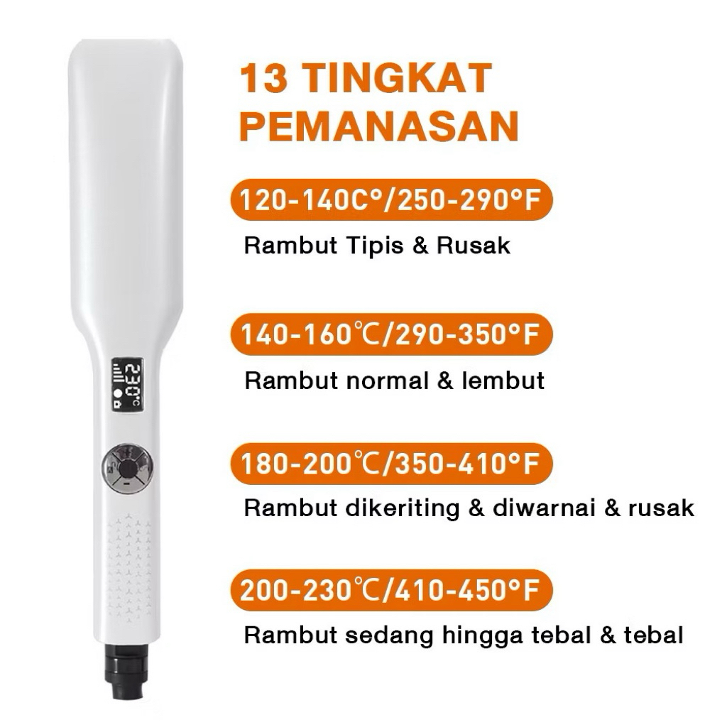 Preloved CkeyiN Catokan Pelurus Rambut Hair Straight 2 in 1 Catok Rambut