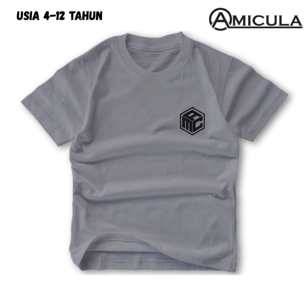 Kaos distro anak polos elegan bahan premium grosir baju anak bandung