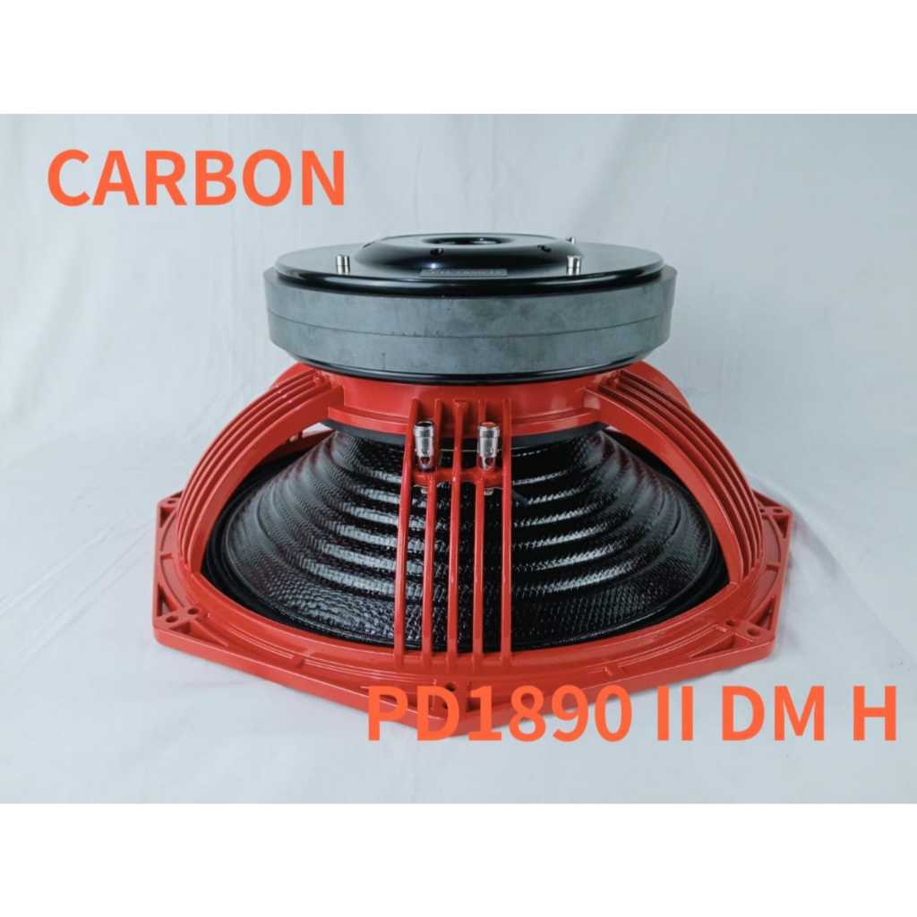 SPEAKER KOMPONEN PD 1890 / PD1890 PRO – DOUBLE MAGNET – 18 INCH – VC 5 INCH – VARIAN DAUN : KERTAS ATAU CARBON