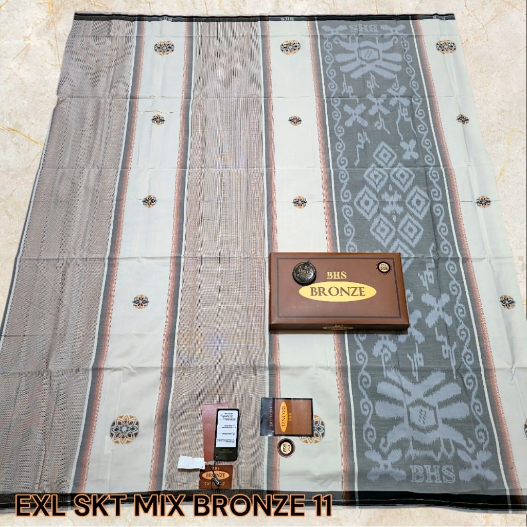 Sarung BHS EXCELLENT SKT / Jaquard BRONZE (Afkir ringan) Murah