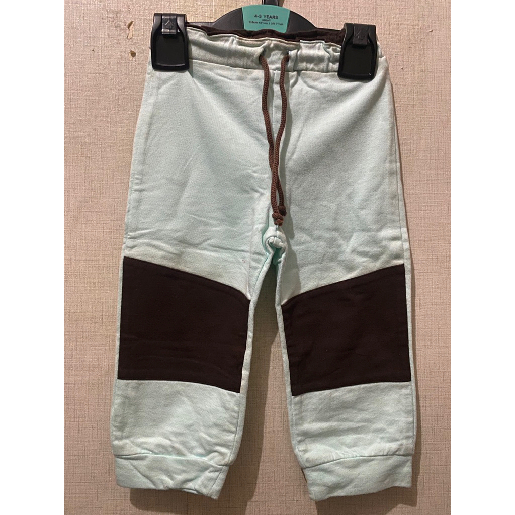 Eyka Baby Celana Panjang Tosca dengan Desain Warna Coklat dan Biru Muda untuk Bayi