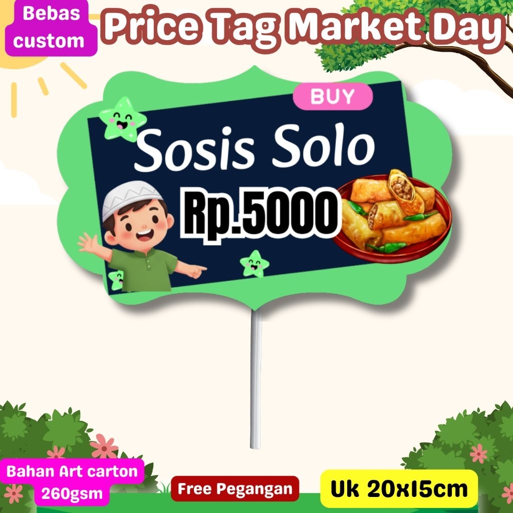 Props Harga Jualan Market Day Custom Harga Menu jualan Part 3