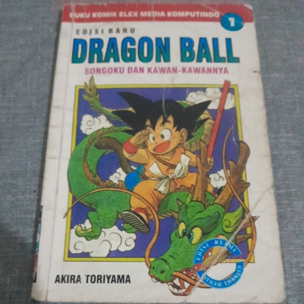 [baca deskripsi & lihat video] komik second bekas Dragon Ball list merah no 1 by Akira Toriyama