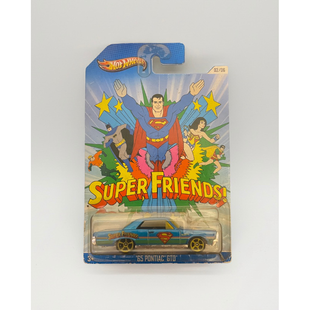 Hot Wheels 65 Pontiac GTO Super Friends Series
