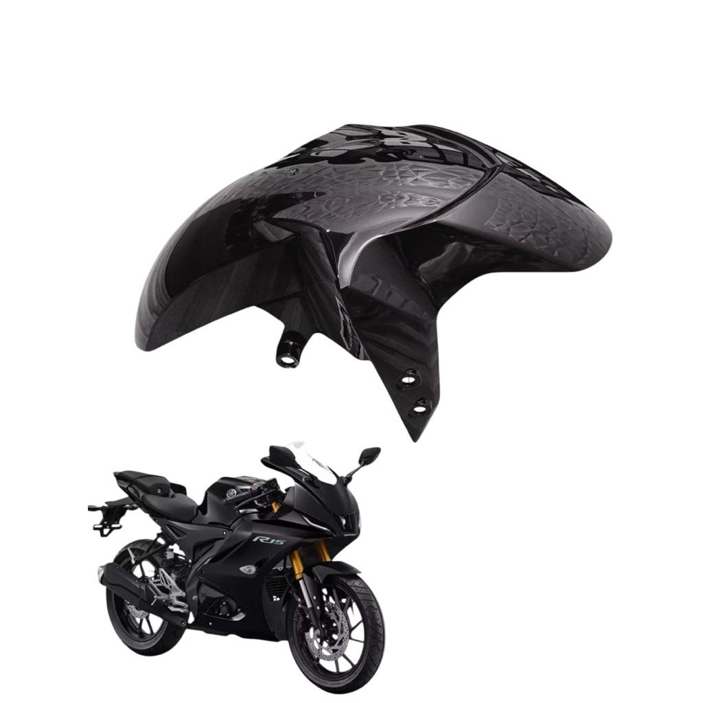 SPAKBOR SLEBOR DEPAN R15 NEW HITAM VR