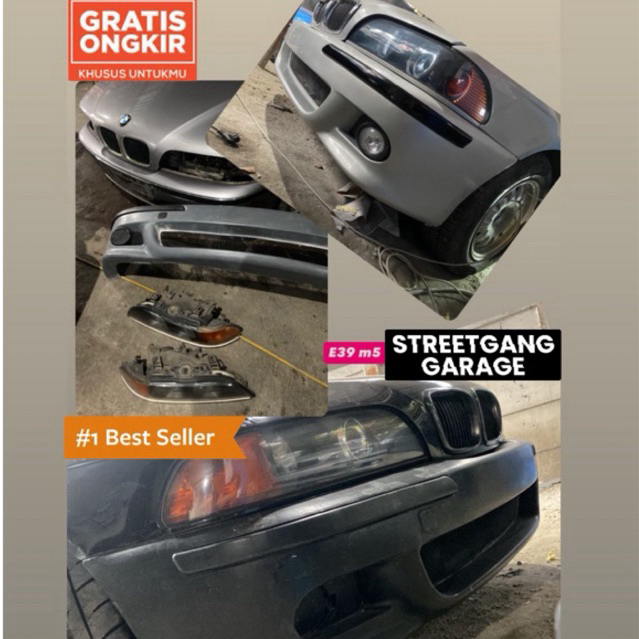 bumper bmw e39 m5 depan belakang