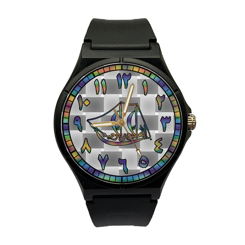 Jam Tangan Pria Wanita Anak Design Kaligrafi Arab Fikastore