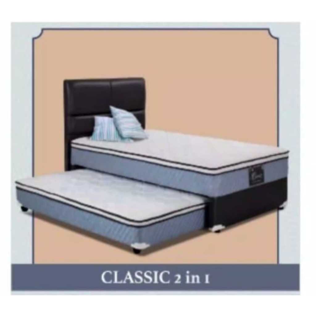 bed dorong classic 2in1 by elite springbed