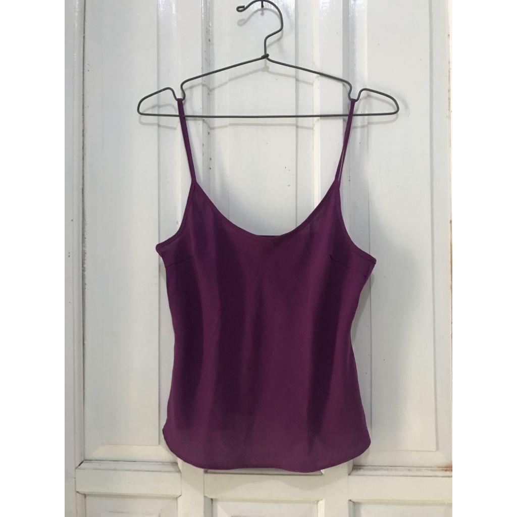 preloved tanktop kluyur tanktop ungu