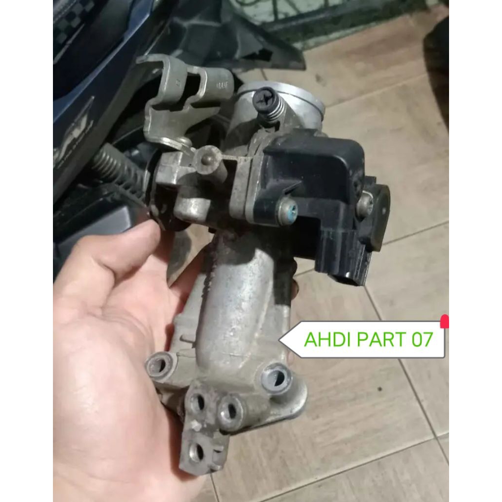 throttle body honda beat fi scoopy fi stater kasar 2013-2014 original copotan