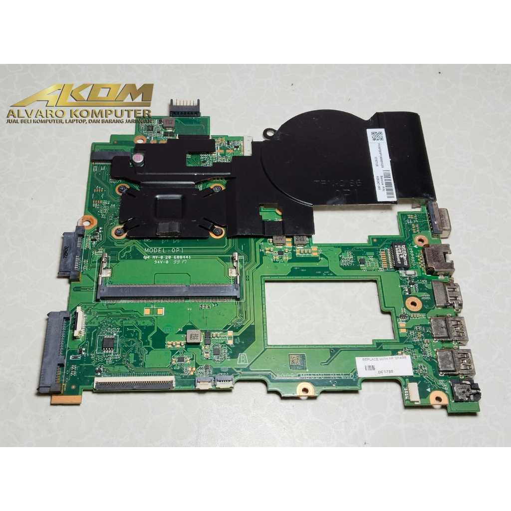 Motherboard laptop HP 14-bs0xx kode mobo DA00P1MB6D0 Rev D intel celeron N3060