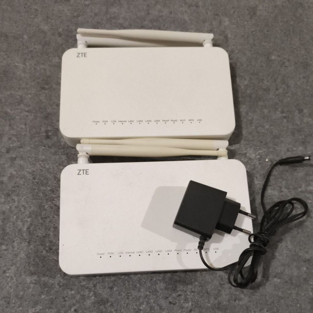 modem/ont/router ZTE F609 V3 second unit+adaptor
