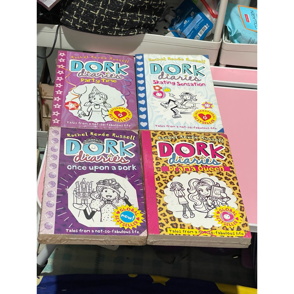 preloved SET novel dork series english book sealed
