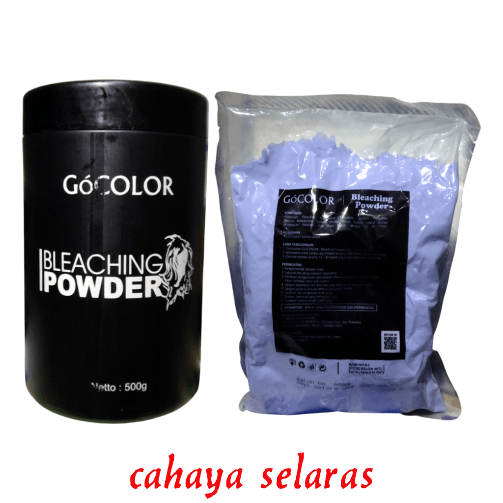 GO COLOR BLEACHING POWDER 500GR - DECOLOR POWDER GO COLOR 500GR