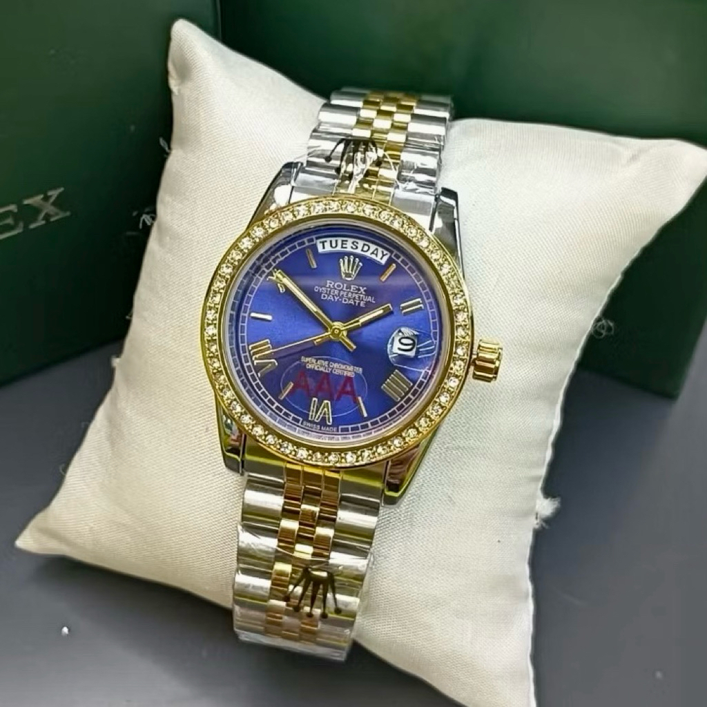 KWALITAS PREMIUM SUPER JAM TANGAN WANITA ROLEX DAY-DATE AAA+