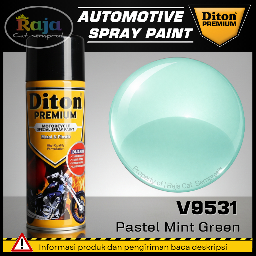 Diton Premium : Pastel Mint Green - V9531**