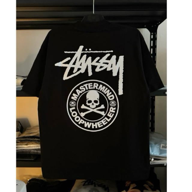 Kaos Pria STUSSY X MASTERMIND TEE Style – T-Shirt Outdoor Casual Streetwear Premium