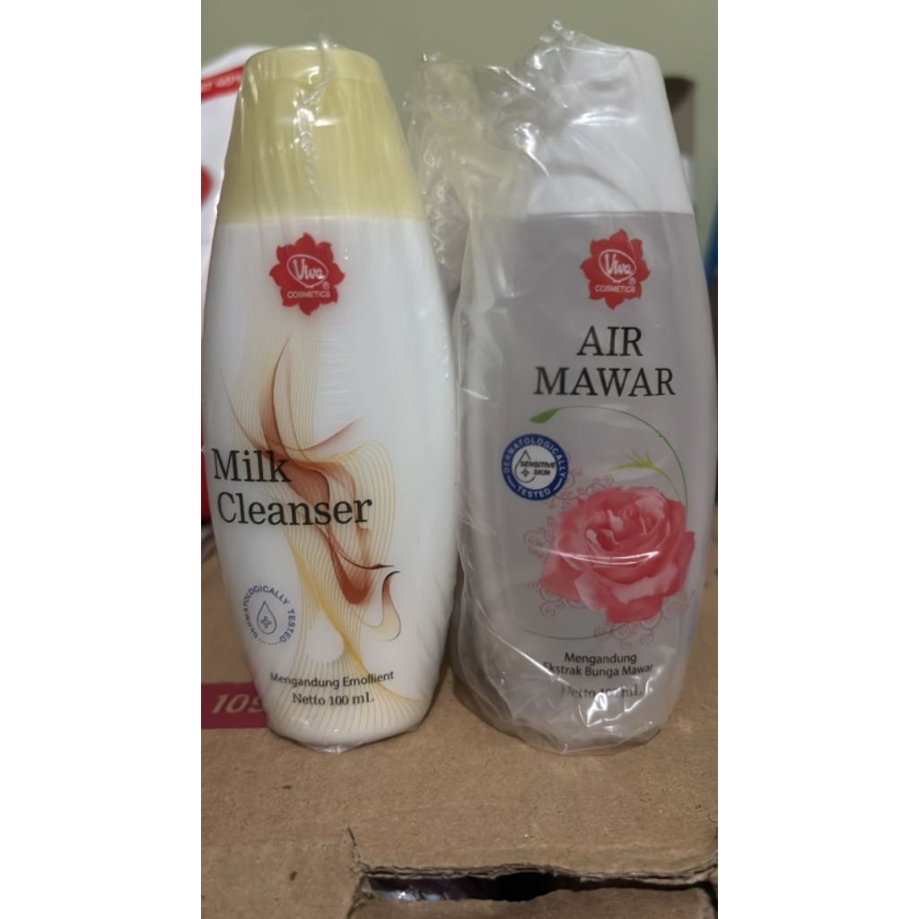 VIVA milk cleanser & Air Mawar