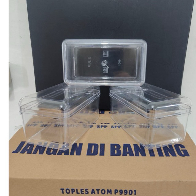 toples nastar/toples mika  /‘toples persegi panjang/ toples kue kering 350 gr