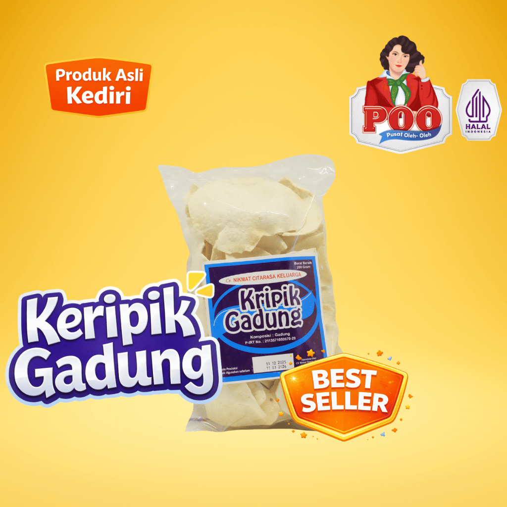 Keripik Gadung Tahu POO Kediri