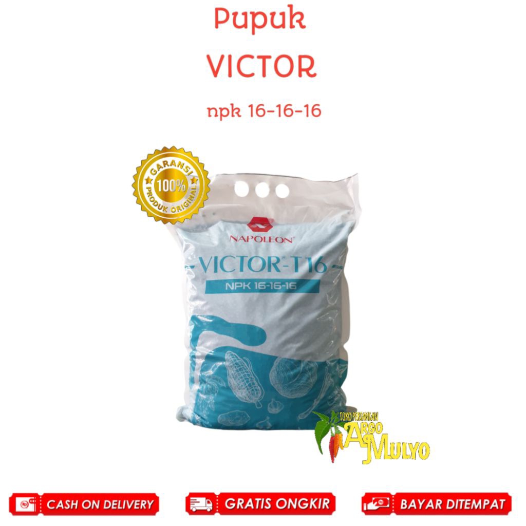 NPK Mutiara 16 16 16, 5 kg victor