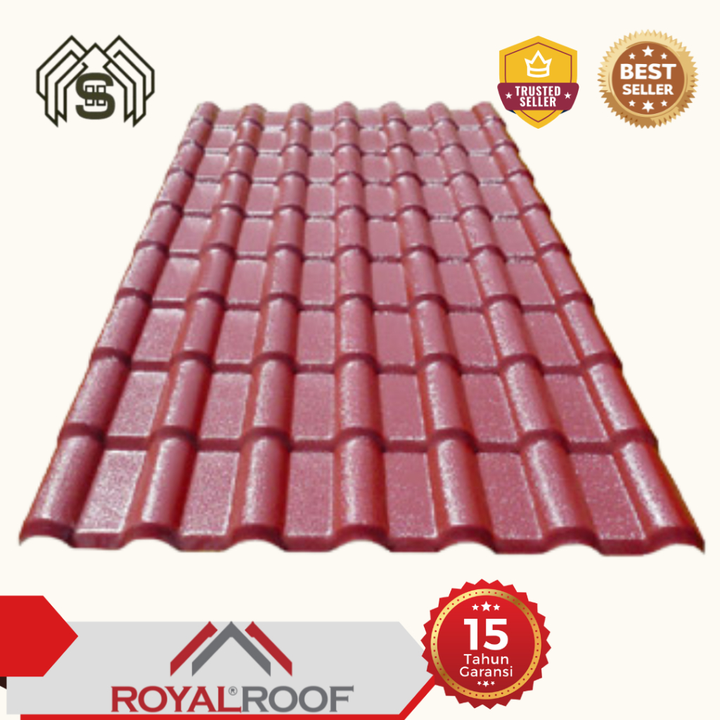 Atap single layer uPVC Royalroof
