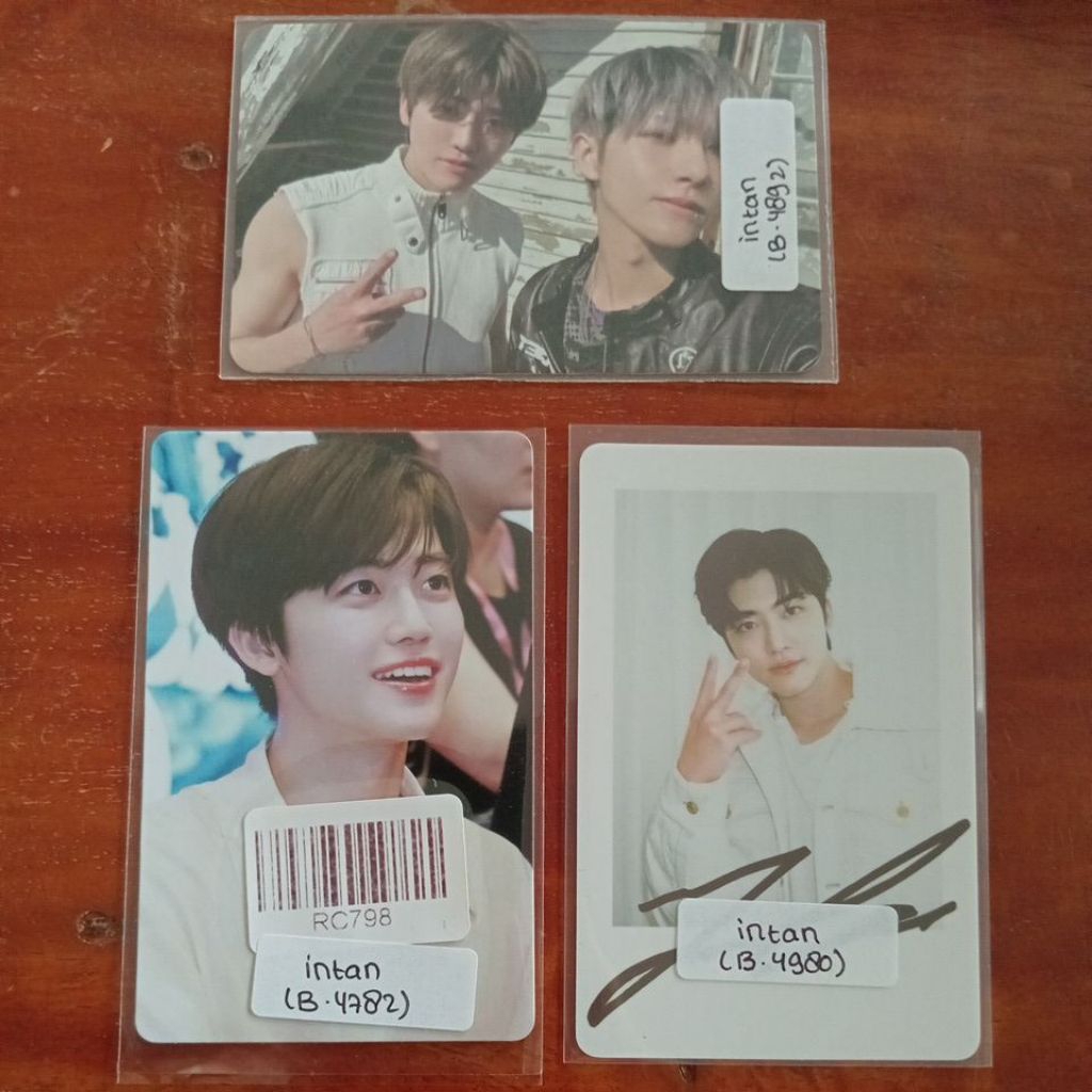 official photocard pc jaemin renjun unit nct dream istj pola polaroid