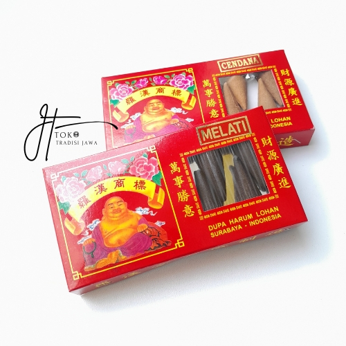 DUPA LOHAN Kerucut Isi 10 Batang | Hio Harum Bentuk Tumpeng Aroma Cendana Melati
