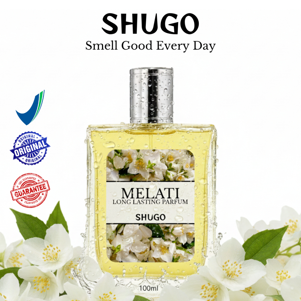 SHUGO - PARFUM MELATI 100ML Parfum Pria Wanita Women Tahan Lama JASMINE MELATI 100 ML - Eau De Parfu