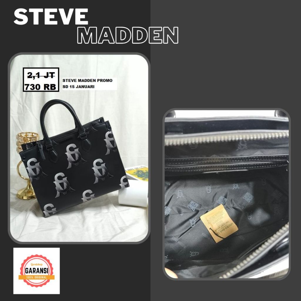Tas wanita satchel bag seri BSTILO-O STEVE MADDEN 100% original